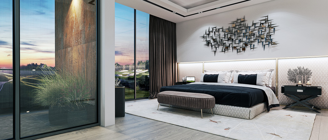 Jumeirah Luxury bedroom, Dubai, UAE
